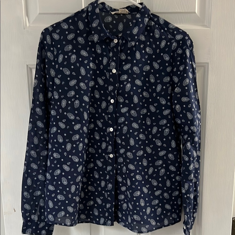 Sezane paisley blouse